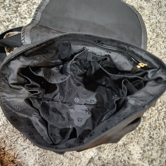Tory Burch Nylon Black Crossbody Messenger Shoulder Diaper Bag - Picture 4 of 8